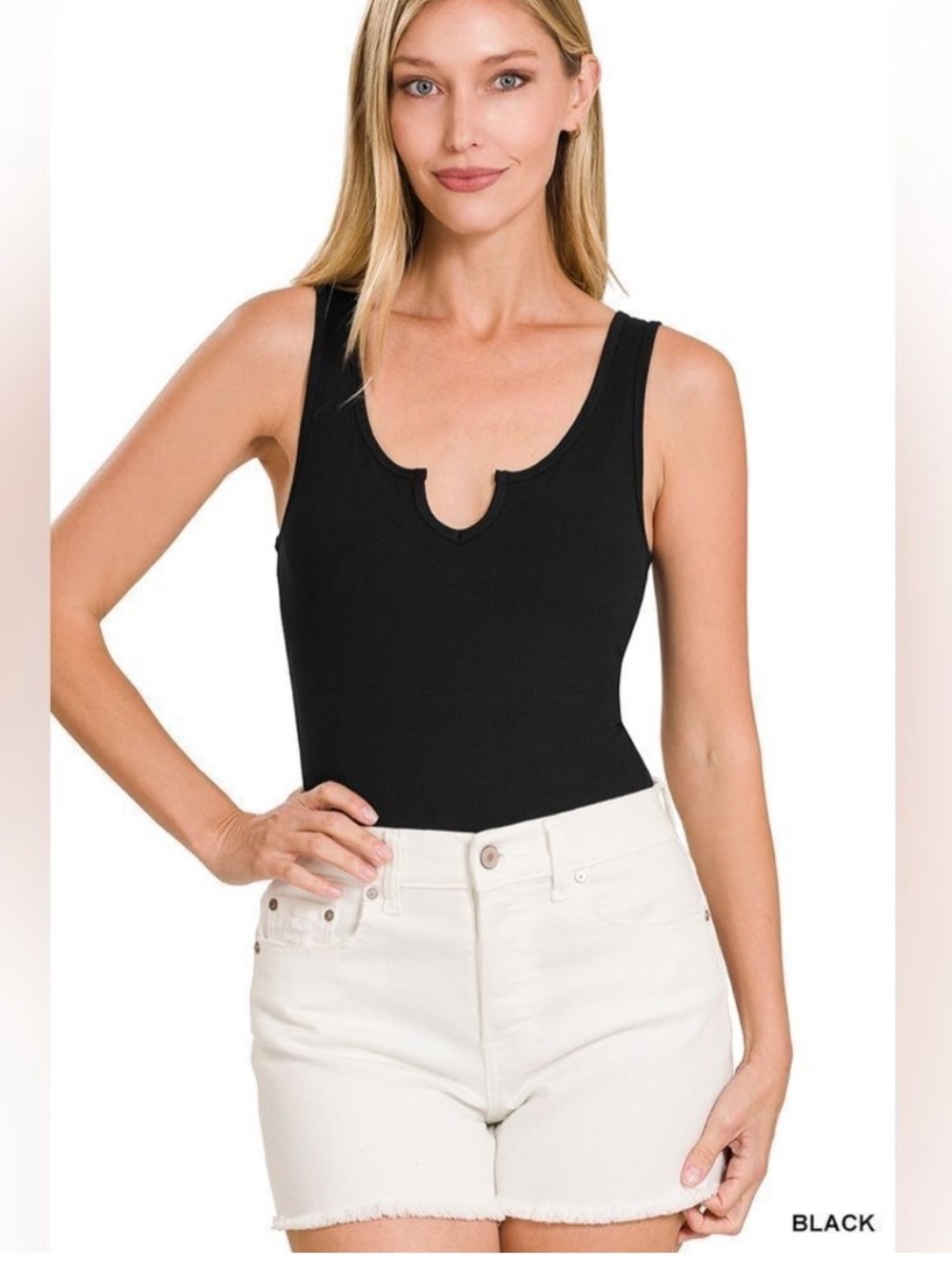 Zenana Outfitters Black Bodysuit small medium large, extra large